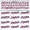 Custom White Pinstripe Medium Pink-Navy Authentic Fade Fashion Baseball Jersey