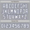 Custom Gray Pinstripe White-Navy Authentic Fade Fashion Baseball Jersey