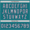 Custom Teal Pinstripe Gray-Navy Authentic Fade Fashion Baseball Jersey