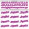 Custom White Pinstripe Pink-Purple Authentic Fade Fashion Baseball Jersey