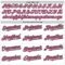 Custom White Pinstripe Pink-Green Authentic Fade Fashion Baseball Jersey