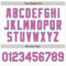 Custom White Pinstripe Pink-Teal Authentic Fade Fashion Baseball Jersey
