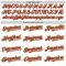 Custom White Pinstripe Crimson-Old Gold Authentic Fade Fashion Baseball Jersey