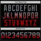 Custom Black Gray-Red Authentic Fade Fashion Baseball Jersey
