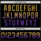 Custom Black Old Gold-Purple Authentic Fade Fashion Baseball Jersey