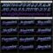 Custom Black Light Blue-Purple Authentic Fade Fashion Baseball Jersey