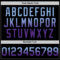 Custom Black Light Blue-Purple Authentic Fade Fashion Baseball Jersey