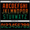 Custom Black Orange-Kelly Green Authentic Fade Fashion Baseball Jersey