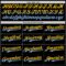 Custom Black Yellow-Light Blue Authentic Fade Fashion Baseball Jersey