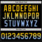 Custom Black Yellow-Light Blue Authentic Fade Fashion Baseball Jersey