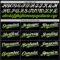 Custom Black White-Neon Green Authentic Fade Fashion Baseball Jersey