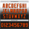 Custom White Orange-Black Authentic Fade Fashion Baseball Jersey