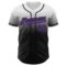 Custom White Purple-Black Authentic Fade Fashion Baseball Jersey