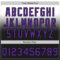Custom White Purple-Black Authentic Fade Fashion Baseball Jersey