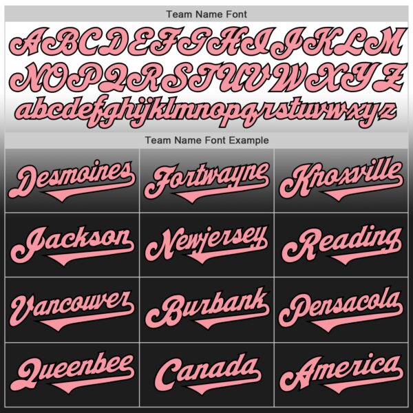 Custom White Medium Pink-Black Authentic Fade Fashion Baseball Jersey
