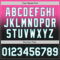 Custom Pink Black-Teal Authentic Fade Fashion Baseball Jersey