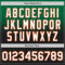 Custom Kelly Green Black-Orange Authentic Fade Fashion Baseball Jersey