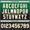 Custom Kelly Green Black-Old Gold Authentic Fade Fashion Baseball Jersey