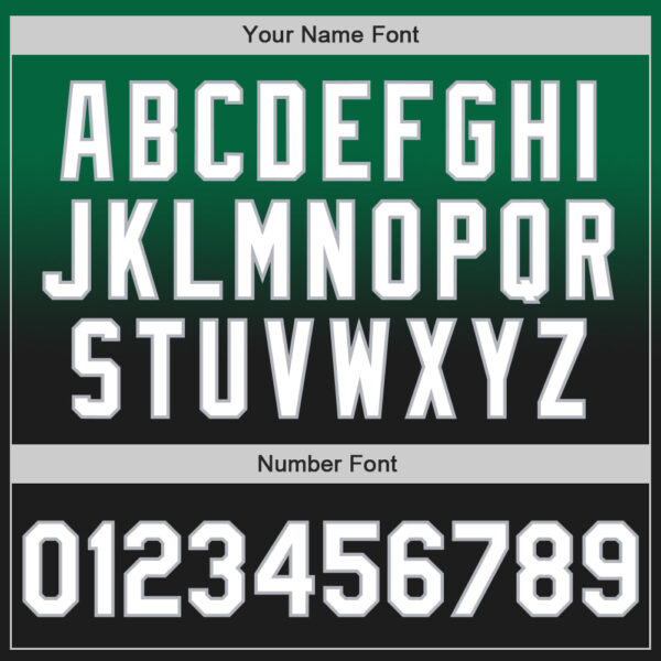 Custom Kelly Green Black-Gray Authentic Fade Fashion Baseball Jersey
