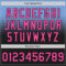 Custom Light Blue Pink-Black Authentic Fade Fashion Baseball Jersey