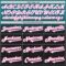Custom Teal Black-Pink Authentic Fade Fashion Baseball Jersey