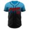 Custom Sky Blue Red-Black Authentic Fade Fashion Baseball Jersey