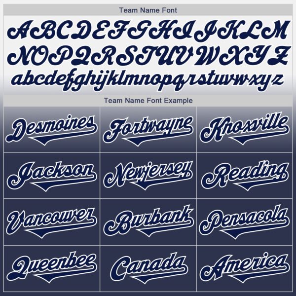 Custom White Navy Authentic Fade Fashion Baseball Jersey