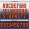 Custom White Orange-Navy Authentic Fade Fashion Baseball Jersey