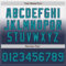 Custom White Teal-Navy Authentic Fade Fashion Baseball Jersey