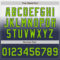 Custom White Neon Green-Navy Authentic Fade Fashion Baseball Jersey