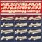 Custom Red Navy-Old Gold Authentic Fade Fashion Baseball Jersey