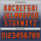 Custom Gray Orange-Navy Authentic Fade Fashion Baseball Jersey