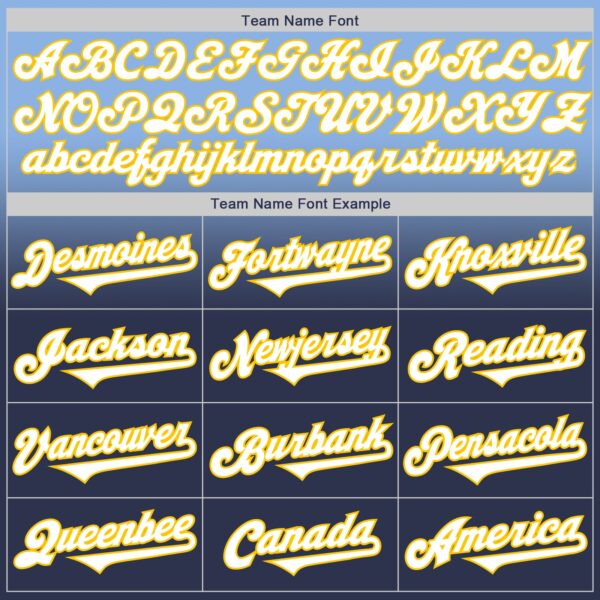 Custom Light Blue Navy-Yellow Authentic Fade Fashion Baseball Jersey
