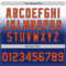 Custom White Orange-Royal Authentic Fade Fashion Baseball Jersey