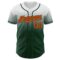Custom White Orange-Green Authentic Fade Fashion Baseball Jersey