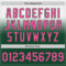 Custom White Pink-Green Authentic Fade Fashion Baseball Jersey