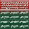 Custom Red White-Green Authentic Fade Fashion Baseball Jersey