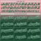 Custom Medium Pink Green-White Authentic Fade Fashion Baseball Jersey