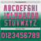 Custom White Pink-Kelly Green Authentic Fade Fashion Baseball Jersey