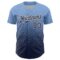 Custom Light Blue Navy-White Fade Fashion Speckle Authentic Baseball Jersey