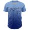 Custom Light Blue Royal-White Fade Fashion Speckle Authentic Baseball Jersey
