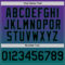 Custom Purple Black-Teal Fade Fashion Speckle Authentic Baseball Jersey