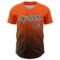 Custom Orange Brown-White Fade Fashion Speckle Authentic Baseball Jersey