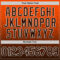 Custom Orange Brown-White Fade Fashion Speckle Authentic Baseball Jersey