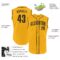 Custom Gold Black Authentic Sleeveless Baseball Jersey