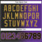 Custom Black Purple-Old Gold Authentic Gradient Fashion Baseball Jersey