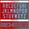 Custom Red Steel Gray-Light Blue Authentic Gradient Fashion Baseball Jersey