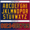Custom Navy Maroon-Gold Authentic Gradient Fashion Baseball Jersey