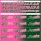 Custom Green Pink-Cream Authentic Gradient Fashion Baseball Jersey