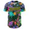 Custom Graffiti Pattern Green-Gold Authentic Baseball Jersey